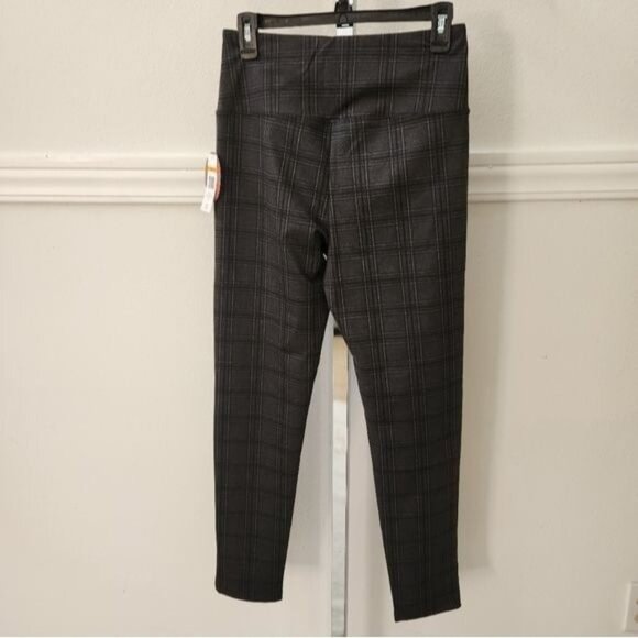 Per Se Tummy Control Leggings Womens Plaid Stretch  size Small - Picture 6 of 12